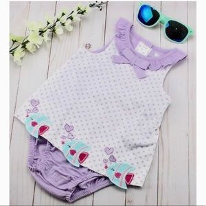 Cute baby girl Size Newborn Lavender dress!